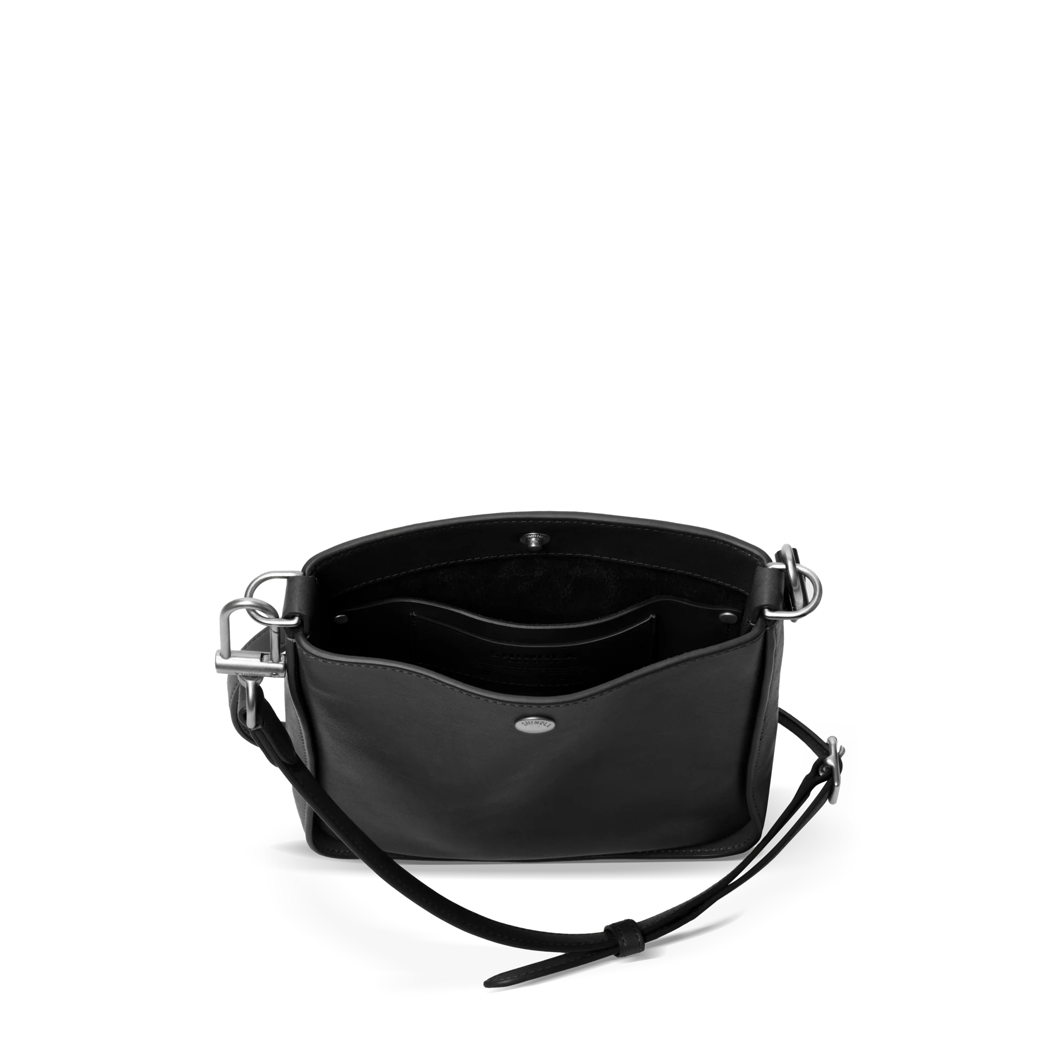 Mini Pocket Crossbody Bag - Black - Image 4