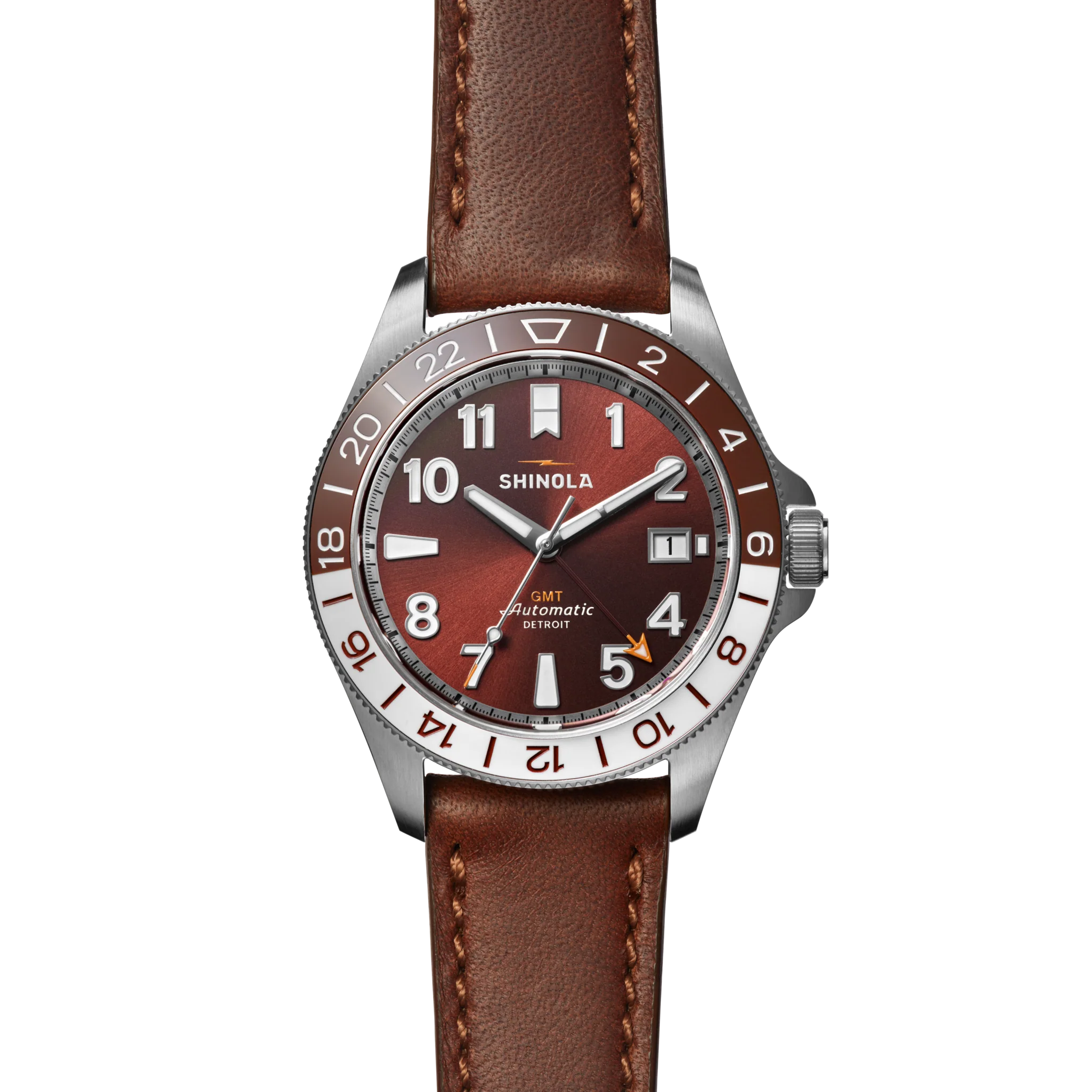 Monster GMT Automatic Watch - Whiskey - Image 13
