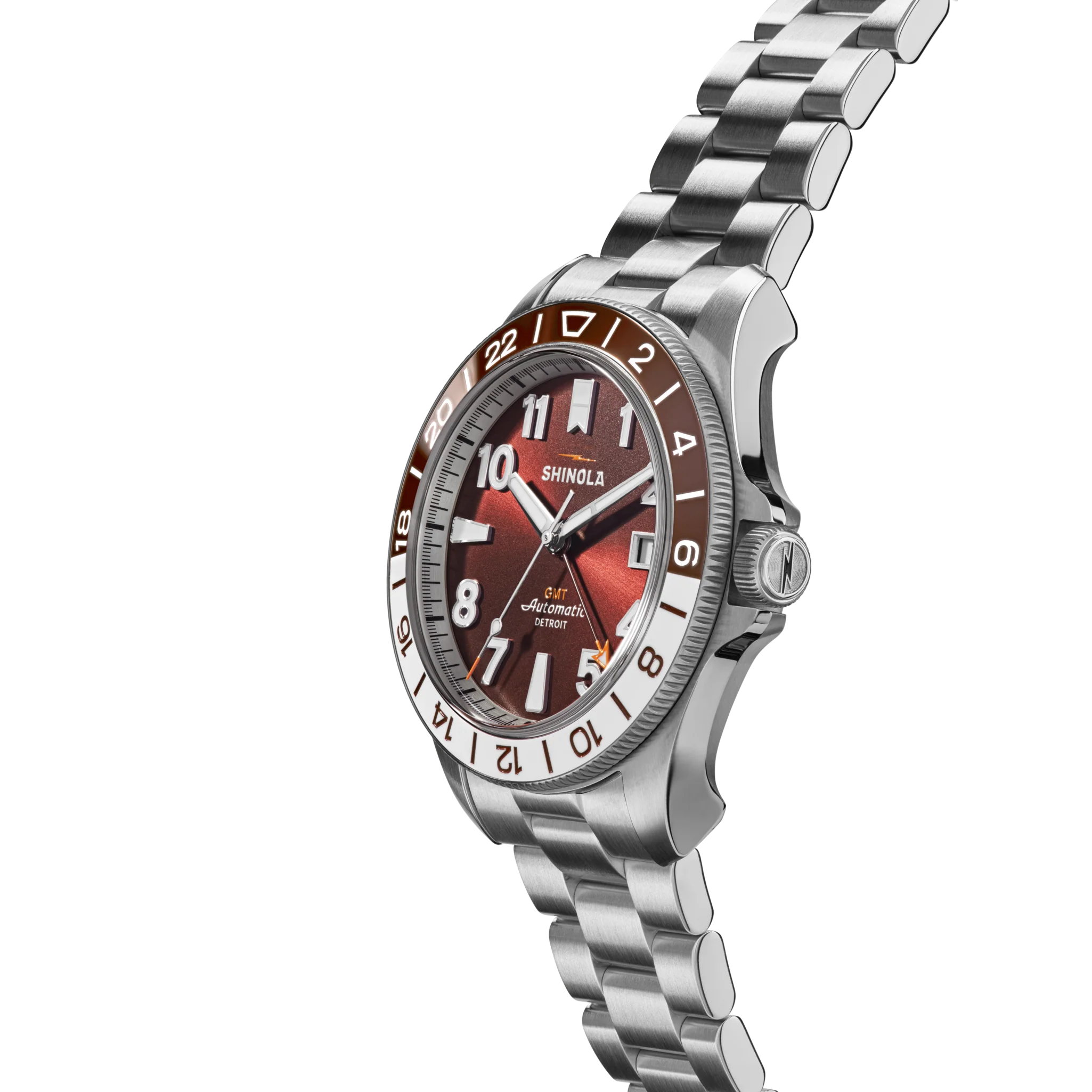 Monster GMT Automatic Watch - Whiskey - Image 5