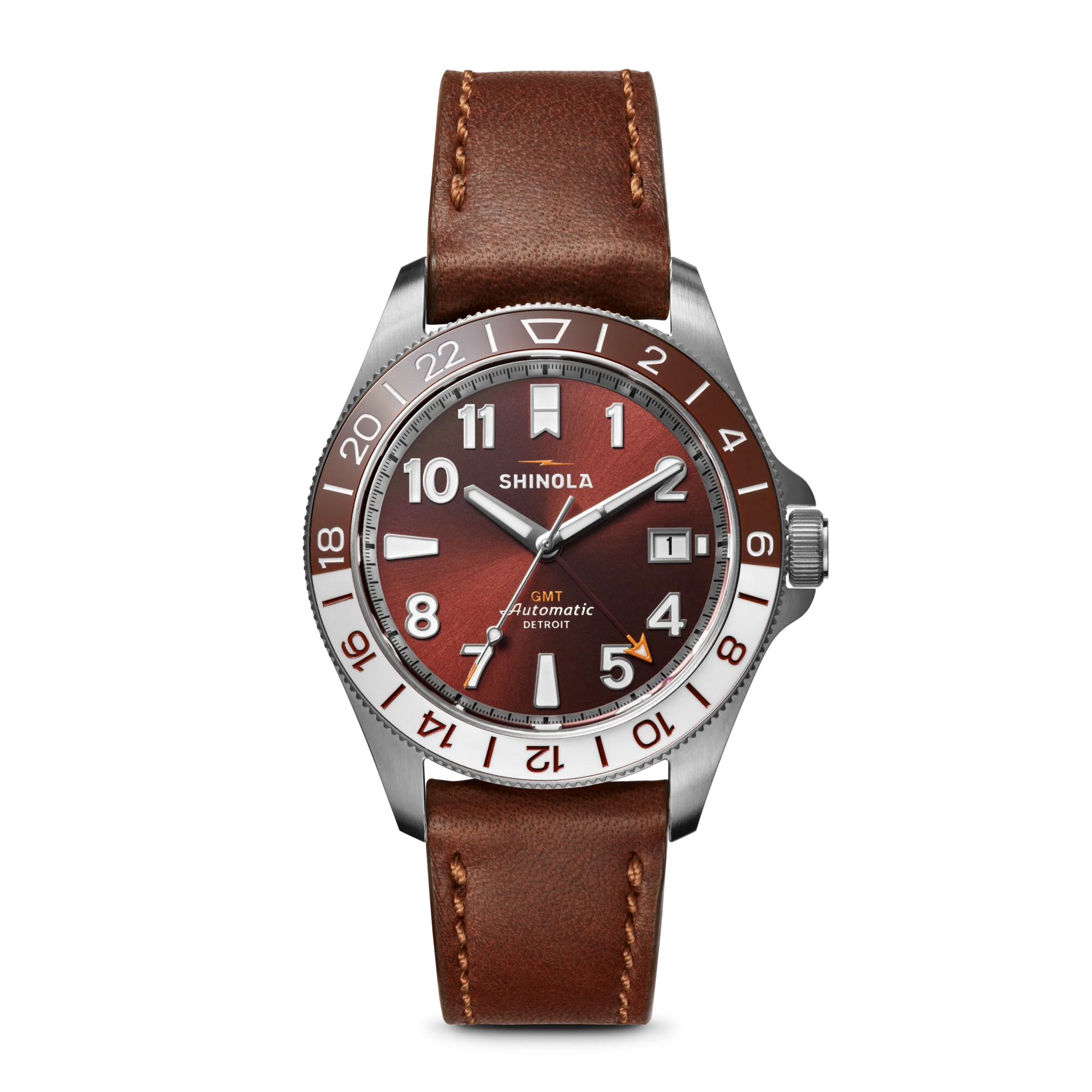 Monster GMT Automatic Watch - Whiskey - Image 8