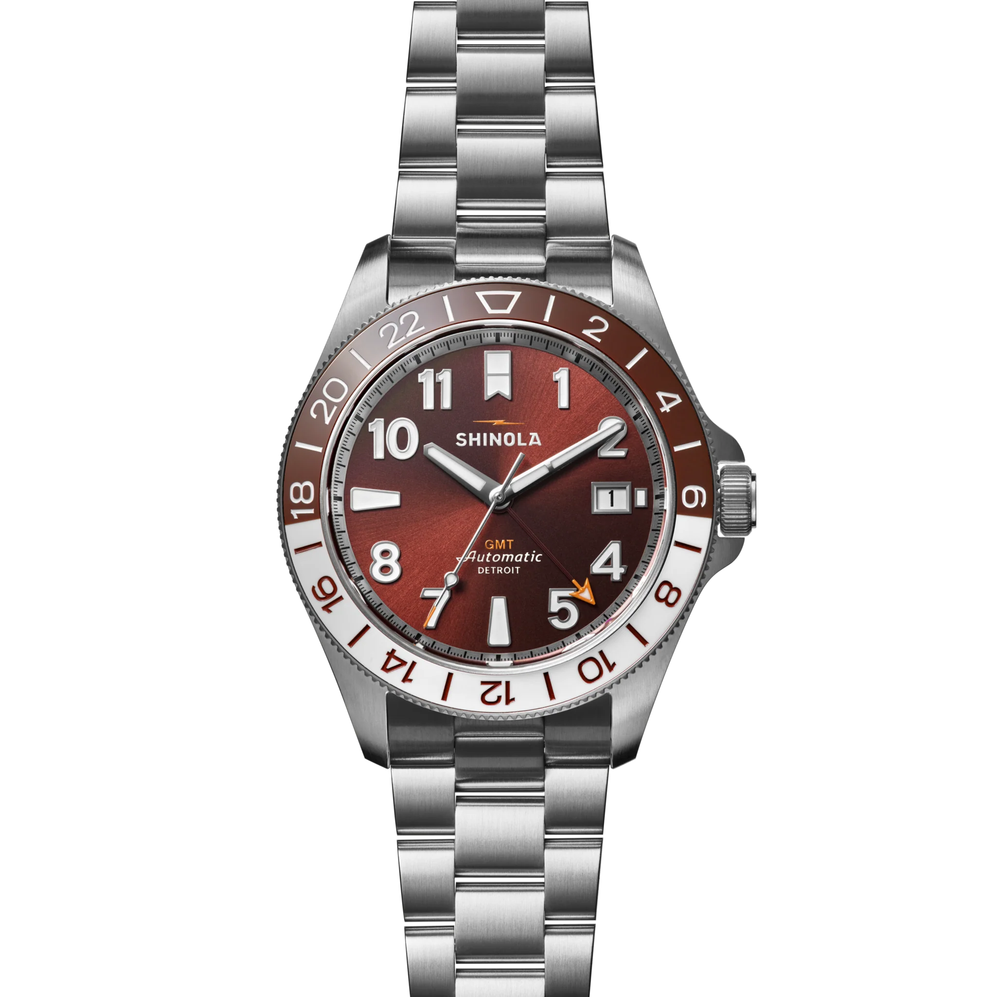 Monster GMT Automatic Watch - Whiskey - Image 9