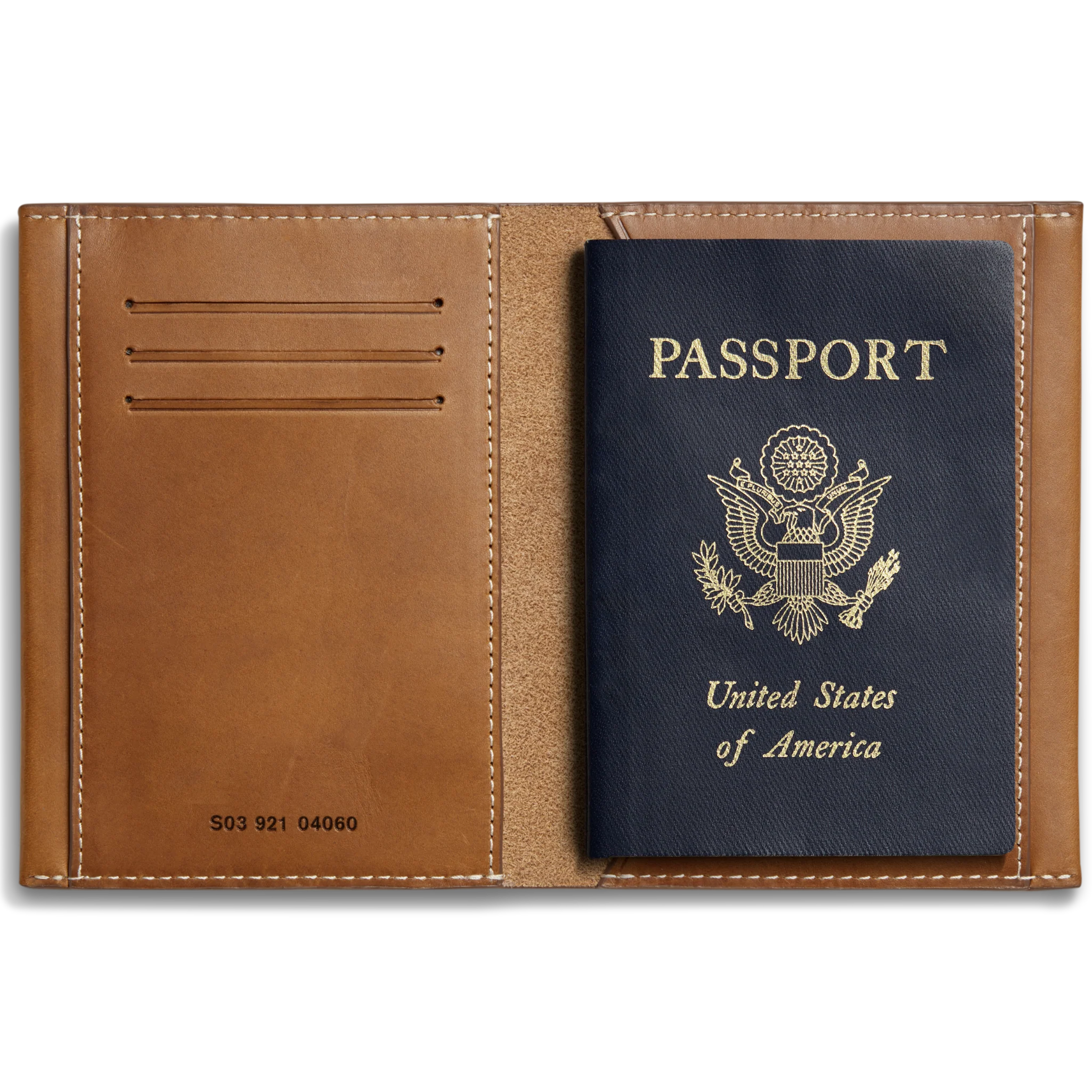 Passport Holder - Tan - Image 3