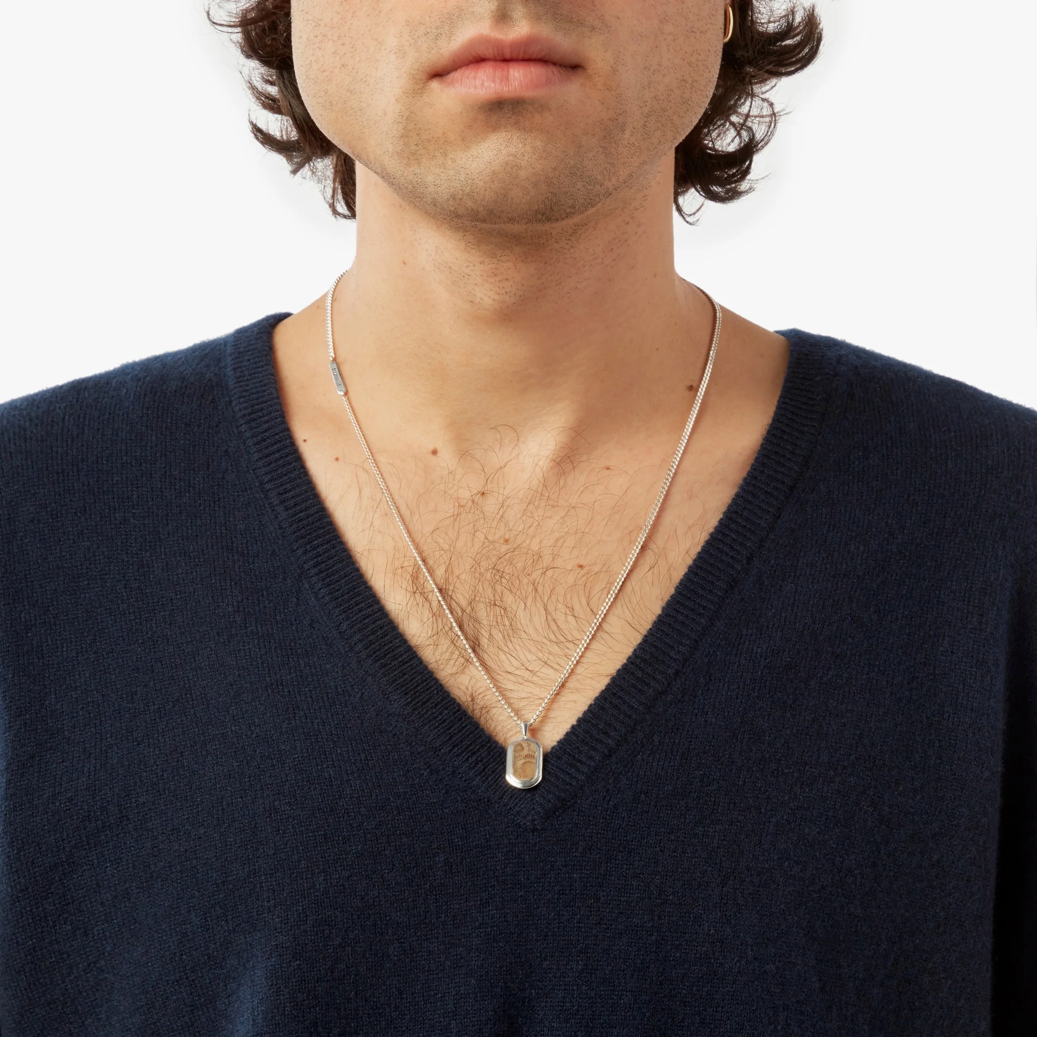 Petoskey Tag Necklace - Sterling Silver - Image 2