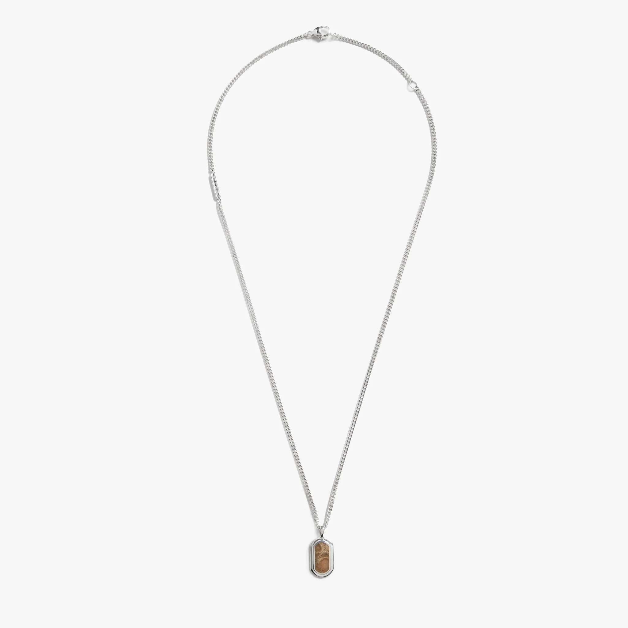Petoskey Tag Necklace - Sterling Silver - Image 3