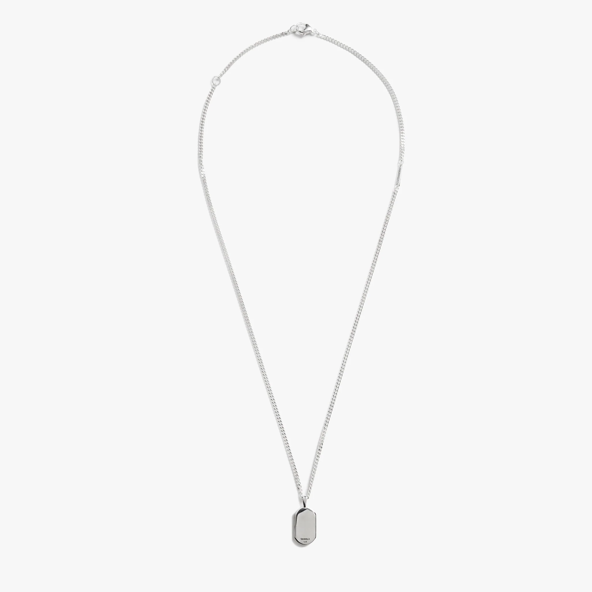 Petoskey Tag Necklace - Sterling Silver - Image 4