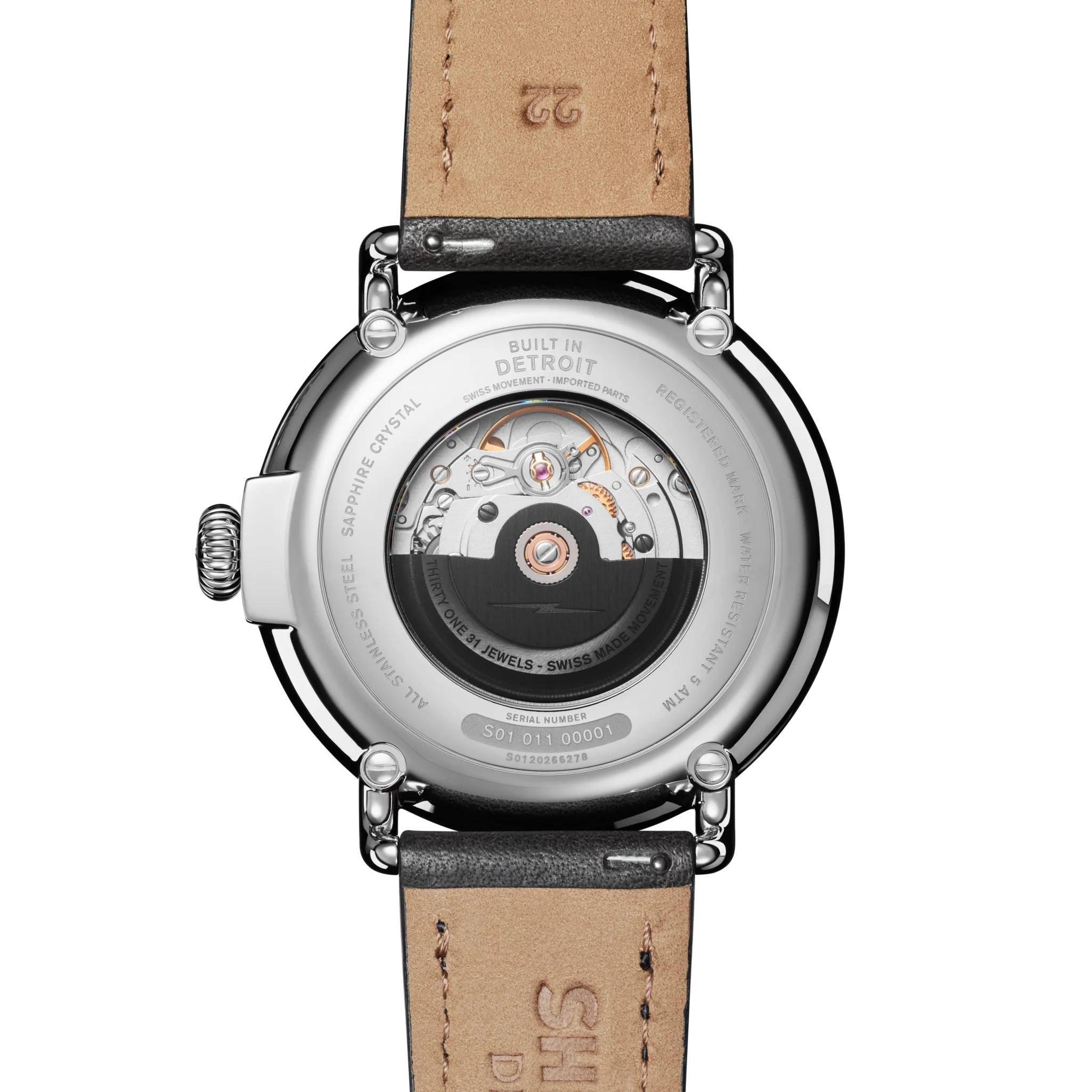 Runwell Automatic Watch - Black - Image 3