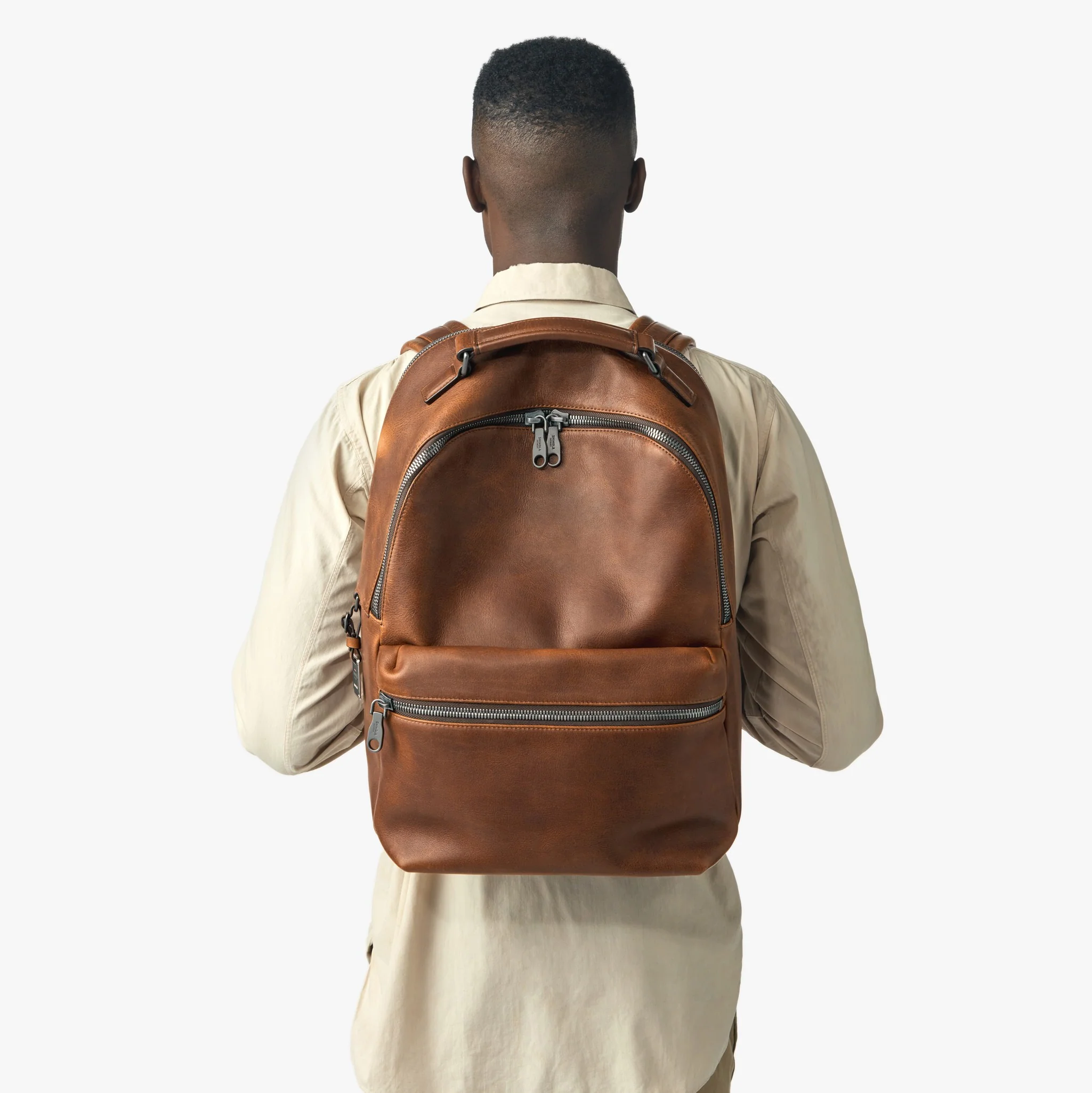 Runwell Backpack - Medium Brown - Image 3