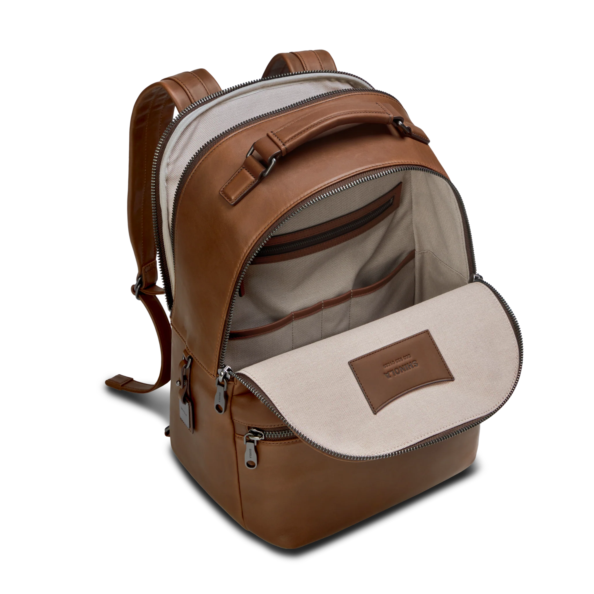 Runwell Backpack - Medium Brown - Image 5
