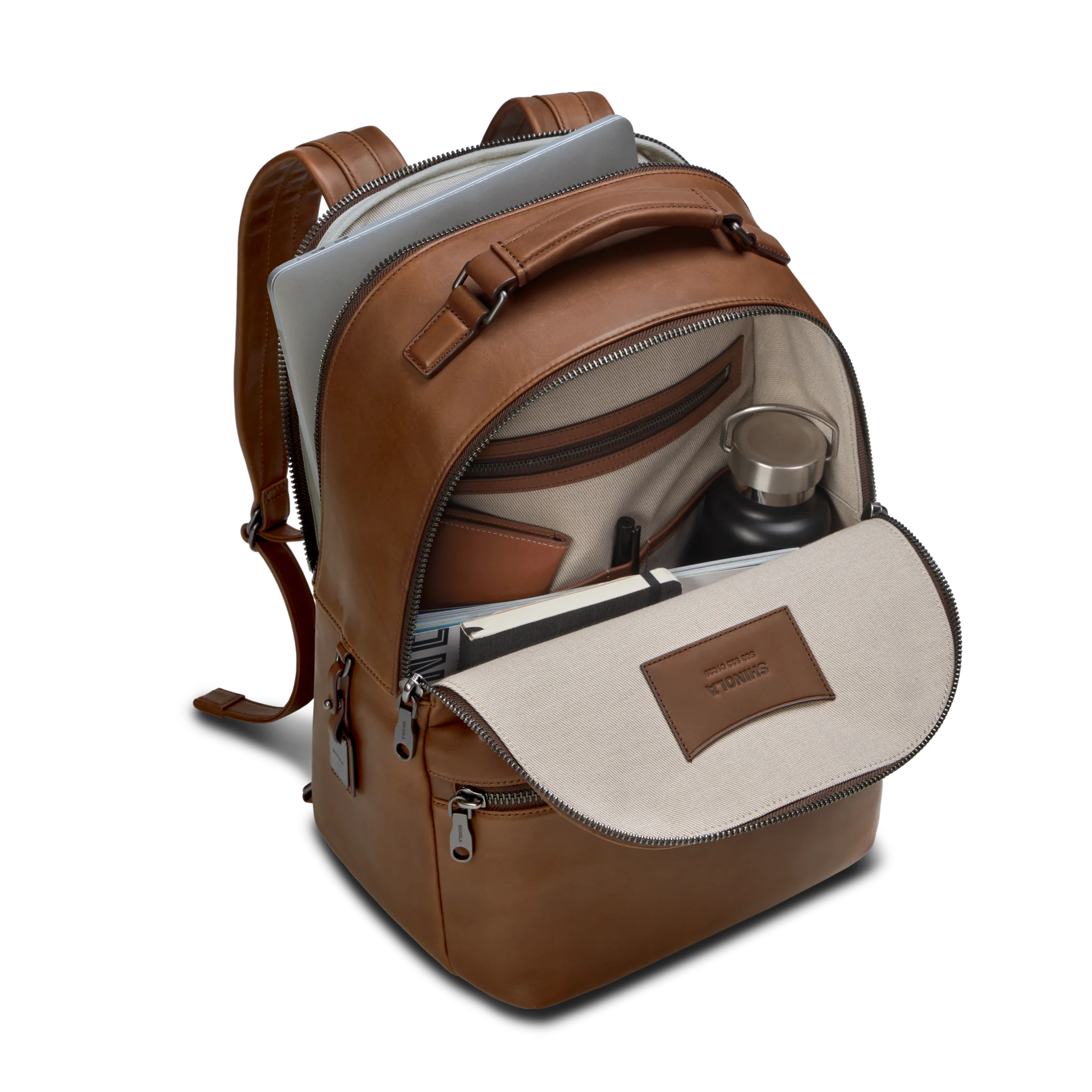 Runwell Backpack - Medium Brown - Image 6