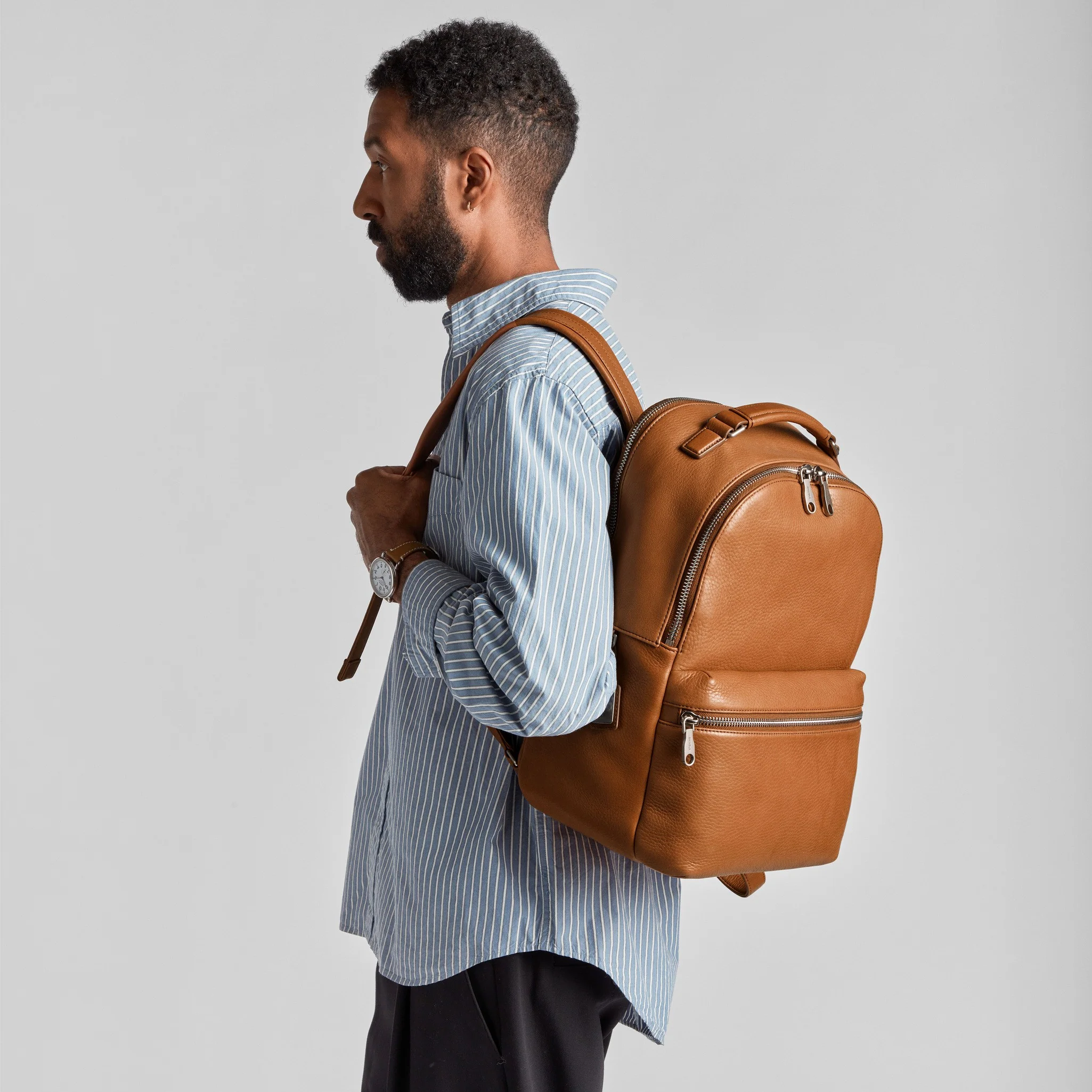 Runwell Backpack - Tan - Image 4