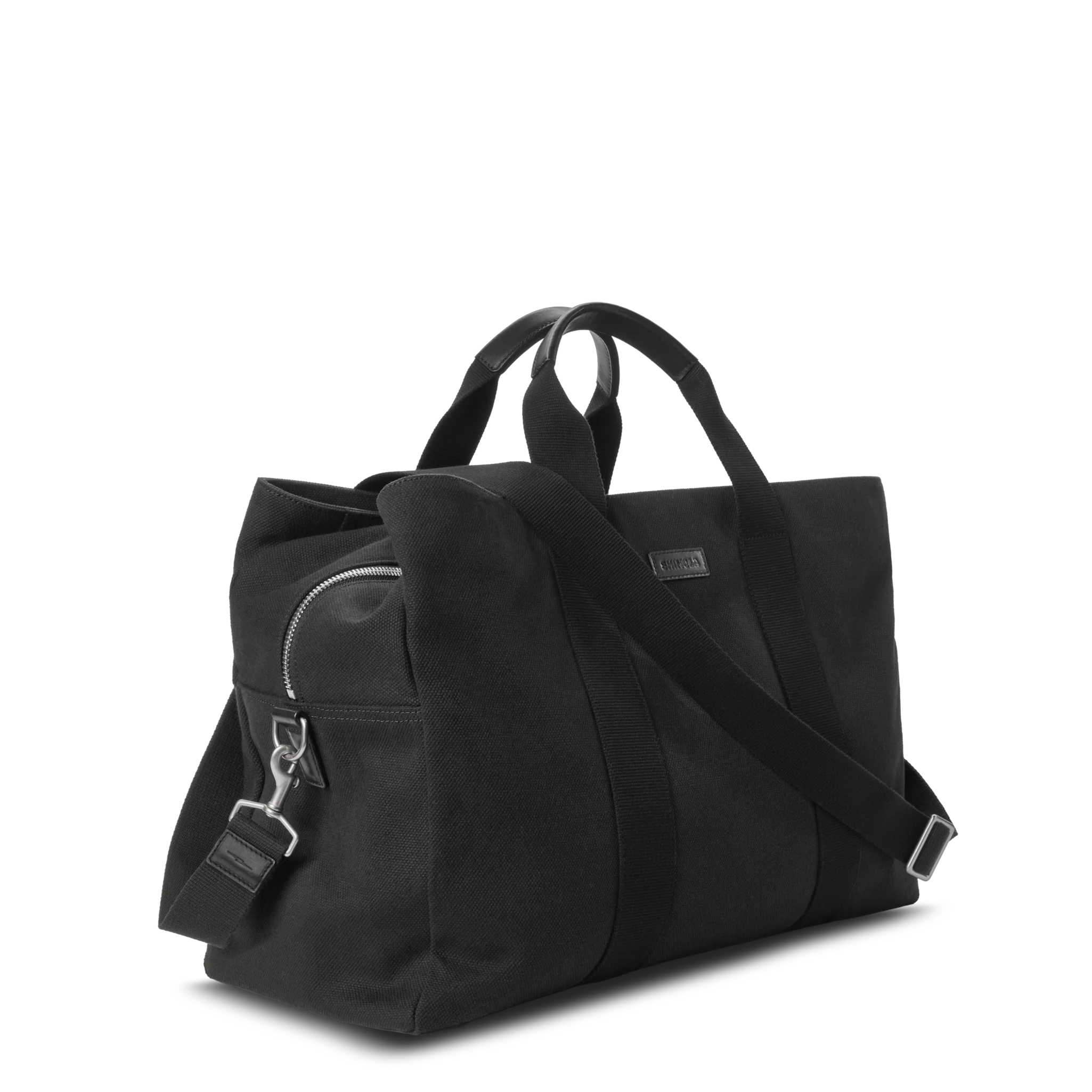 Runwell Canvas Duffle Bag - Black - Image 3