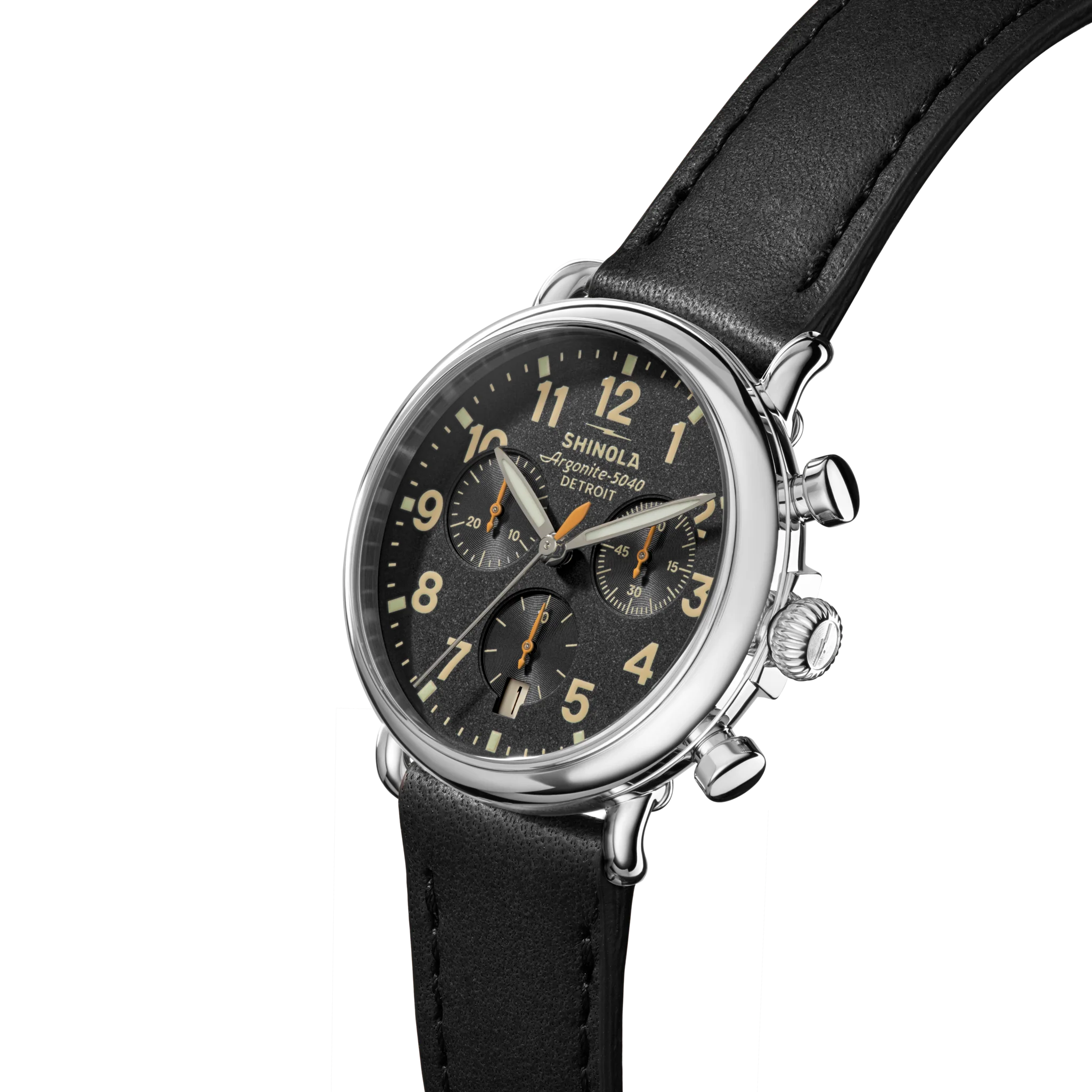 Runwell Chronograph Watch - Exclusive Black - Image 4