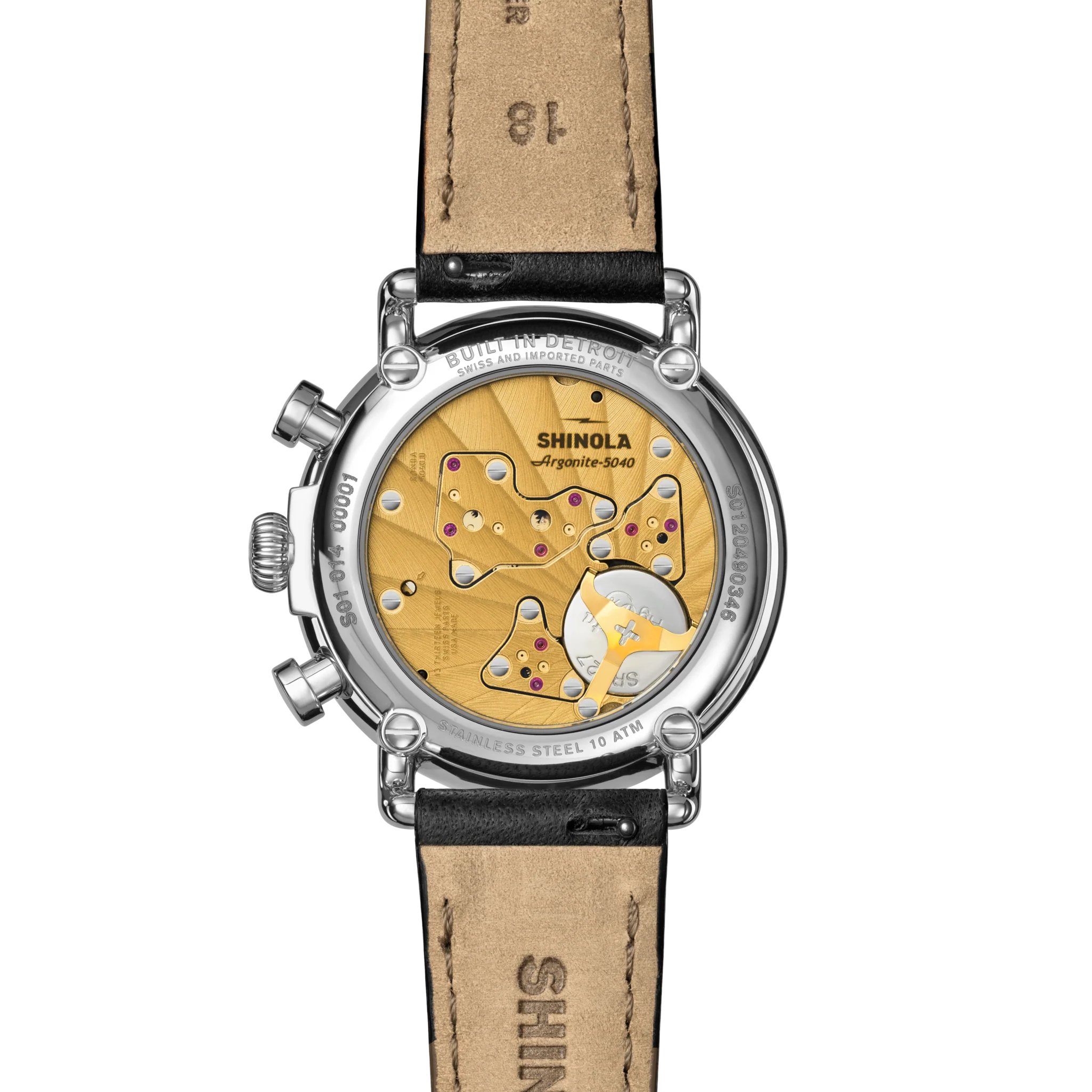 Runwell Chronograph Watch - Exclusive Black - Image 5
