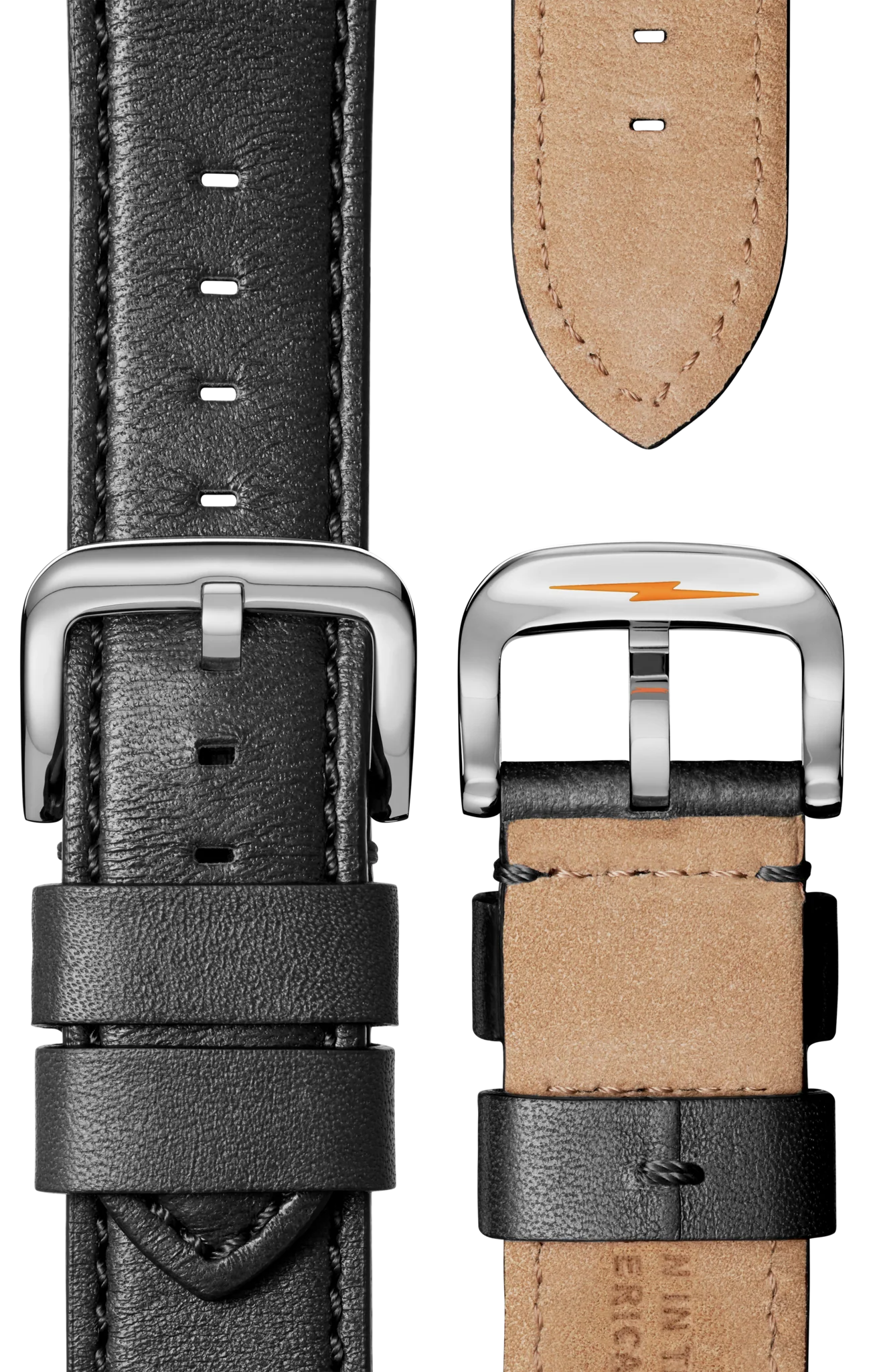 Runwell Chronograph Watch - Glossy Black - Image 7