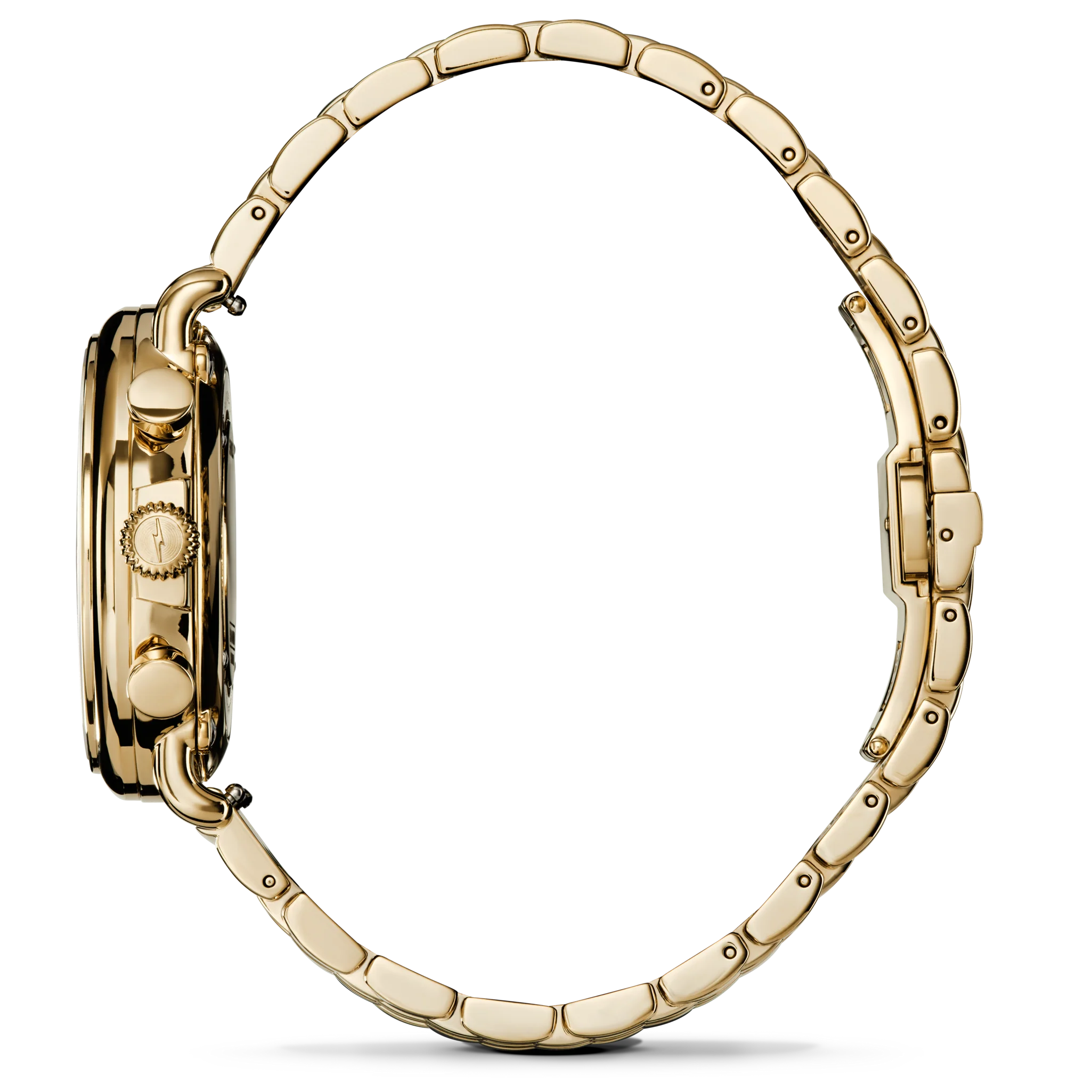 Runwell Chronograph Watch - MOP Gold Bracelet - Image 6