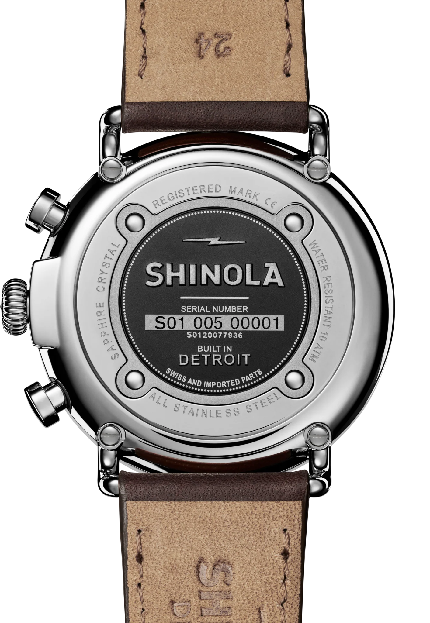 Runwell Chronograph Watch - Silver - Image 4
