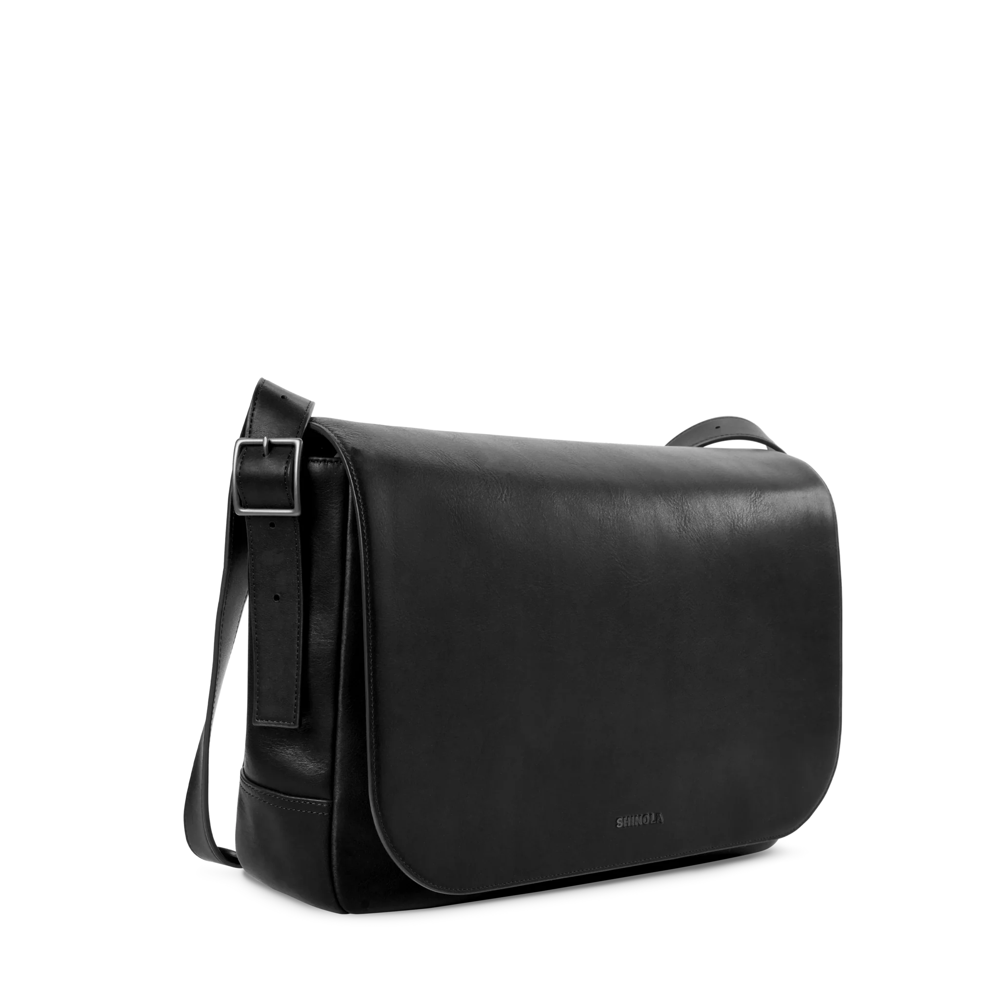 Runwell Messenger Bag - Black - Image 3