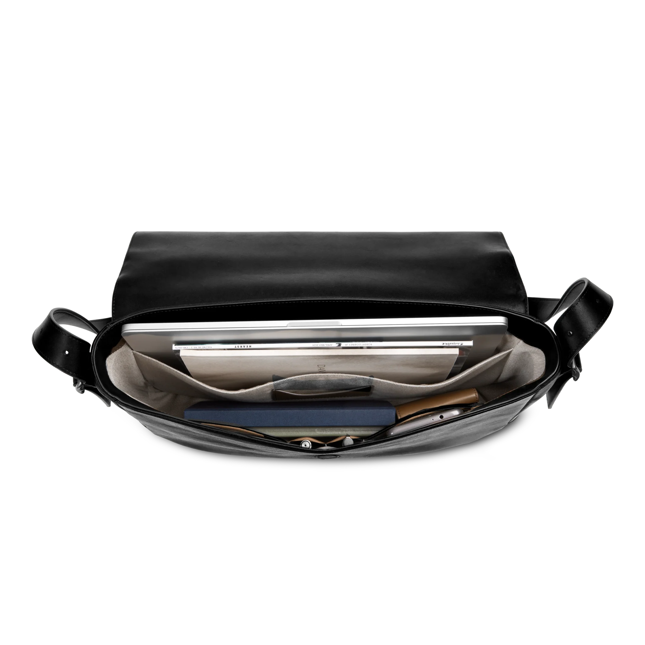 Runwell Messenger Bag - Black - Image 5