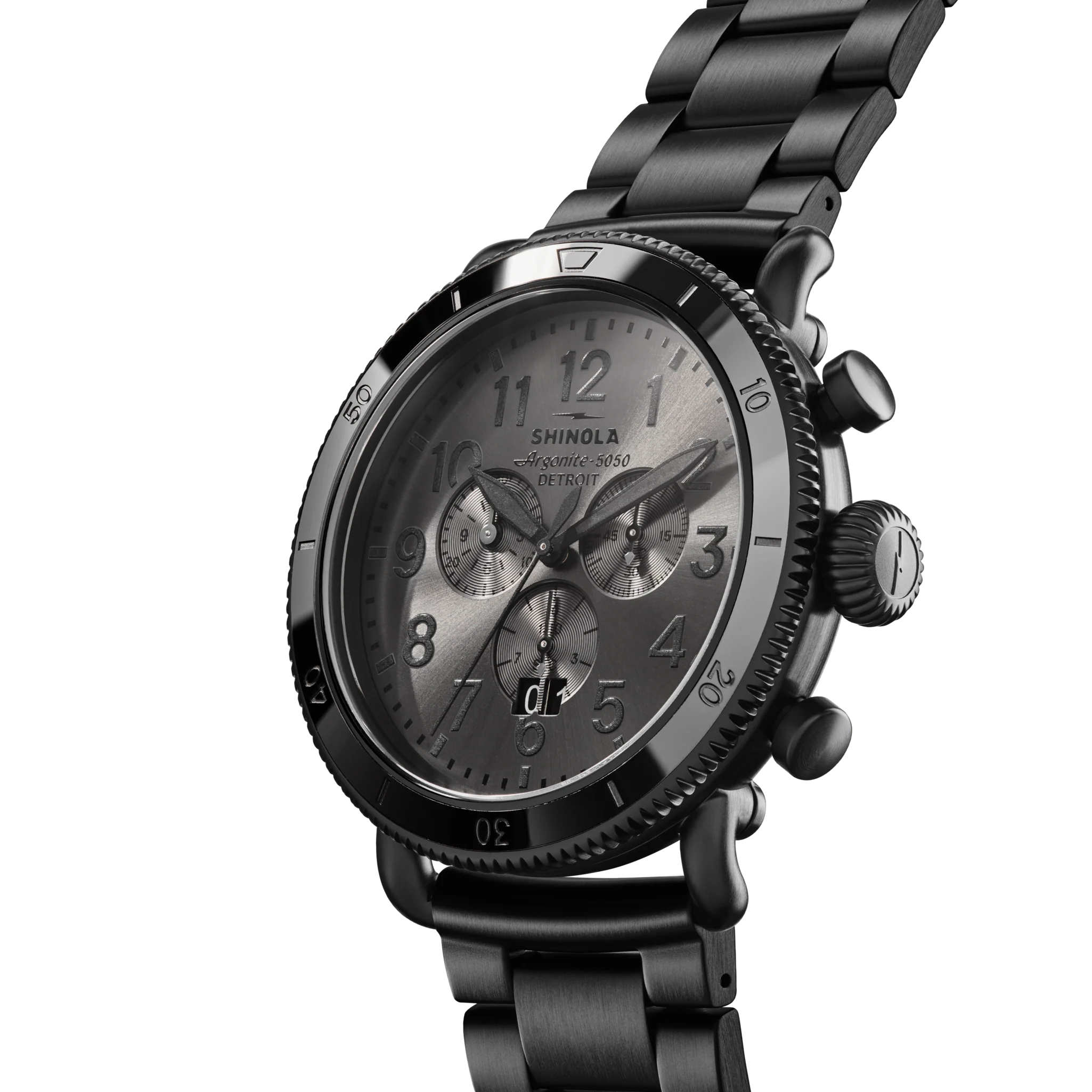 Runwell Sport Chronograph Watch - Gunmetal - Image 3