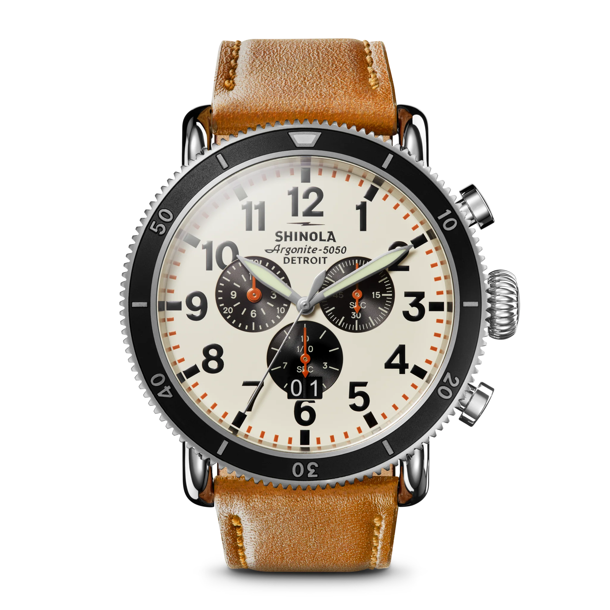 Runwell Sport Chronograph Watch - Ivory