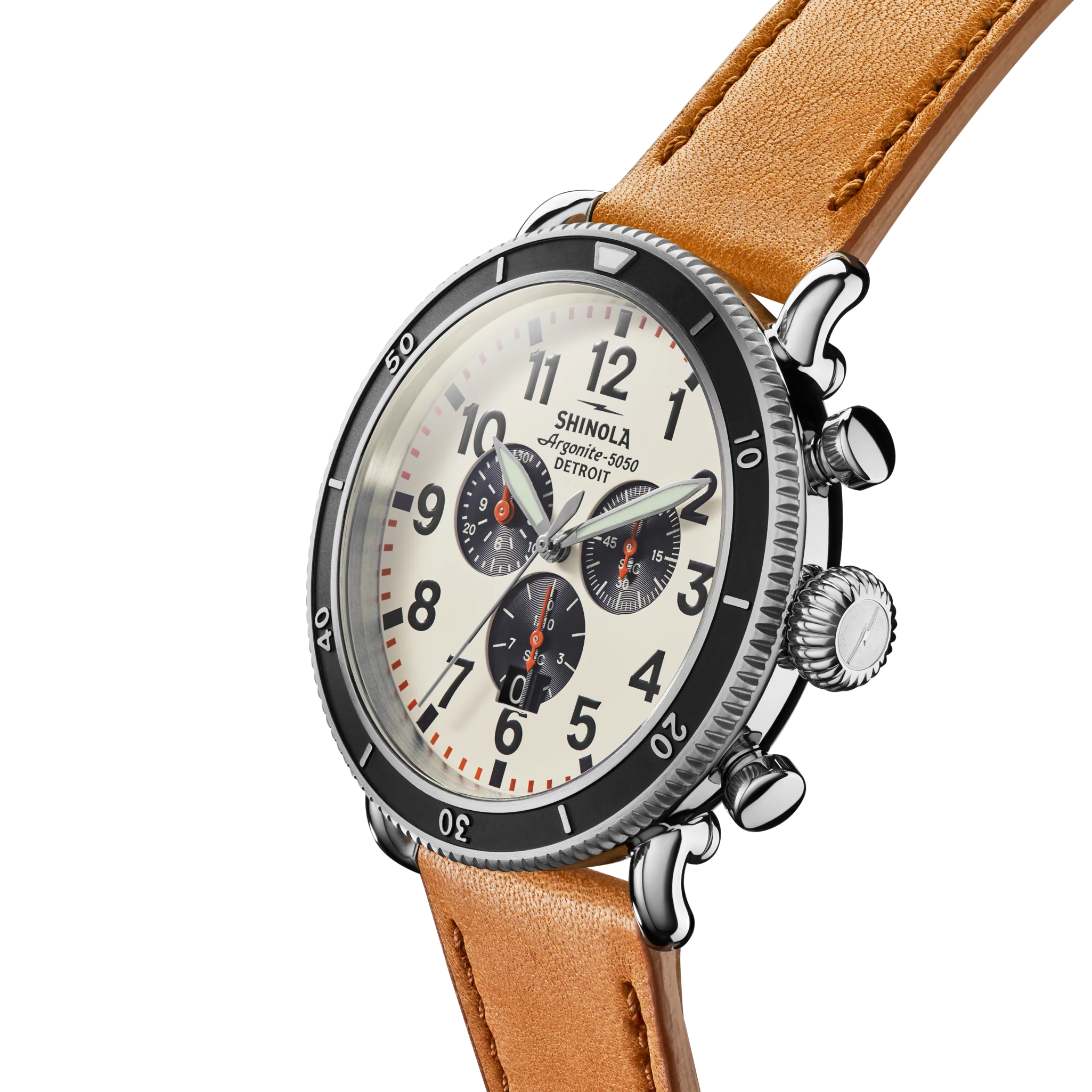 Runwell Sport Chronograph Watch - Ivory - Image 3