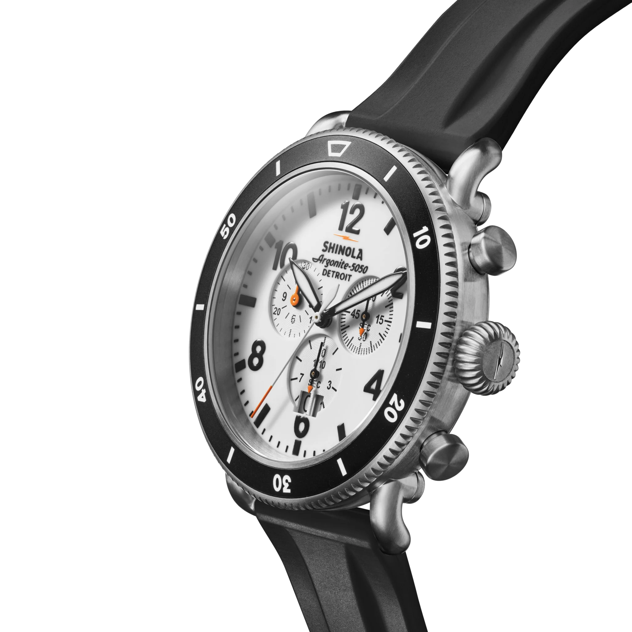 Runwell Sport Chronograph Watch - White - Image 2