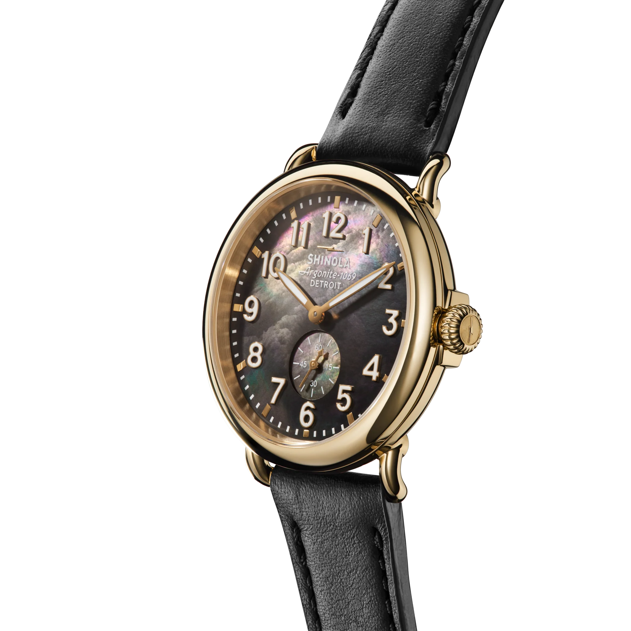 Runwell Watch - Black Mother of Pearl - Image 3
