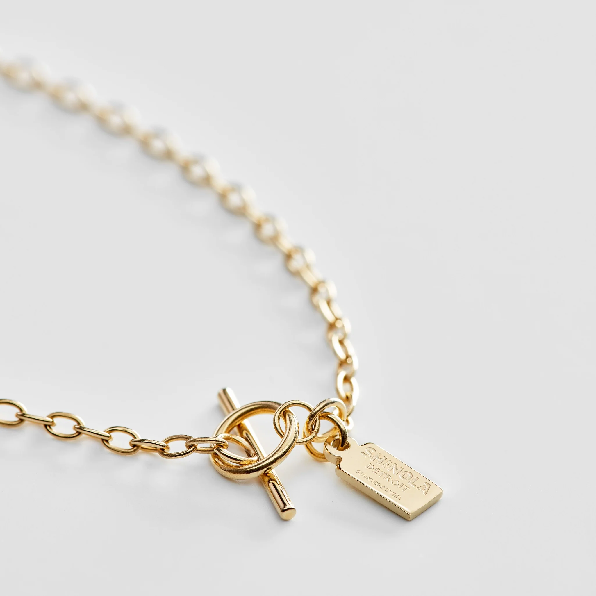 Runwell Watch Pendant Necklace - White - Image 7