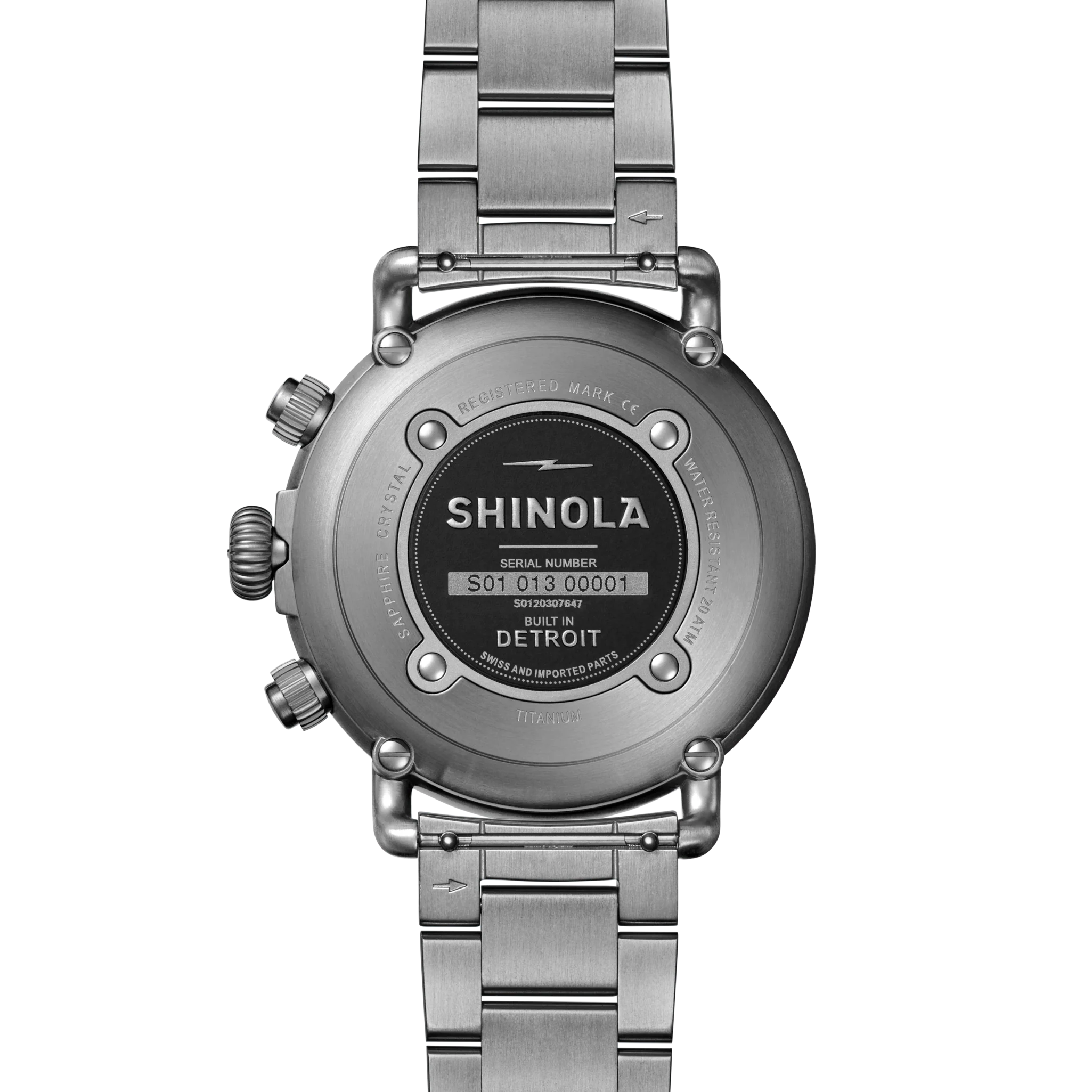 Runwell Chronograph West Wind Watch Gift Set with Additional Strap - Blue - Image 3