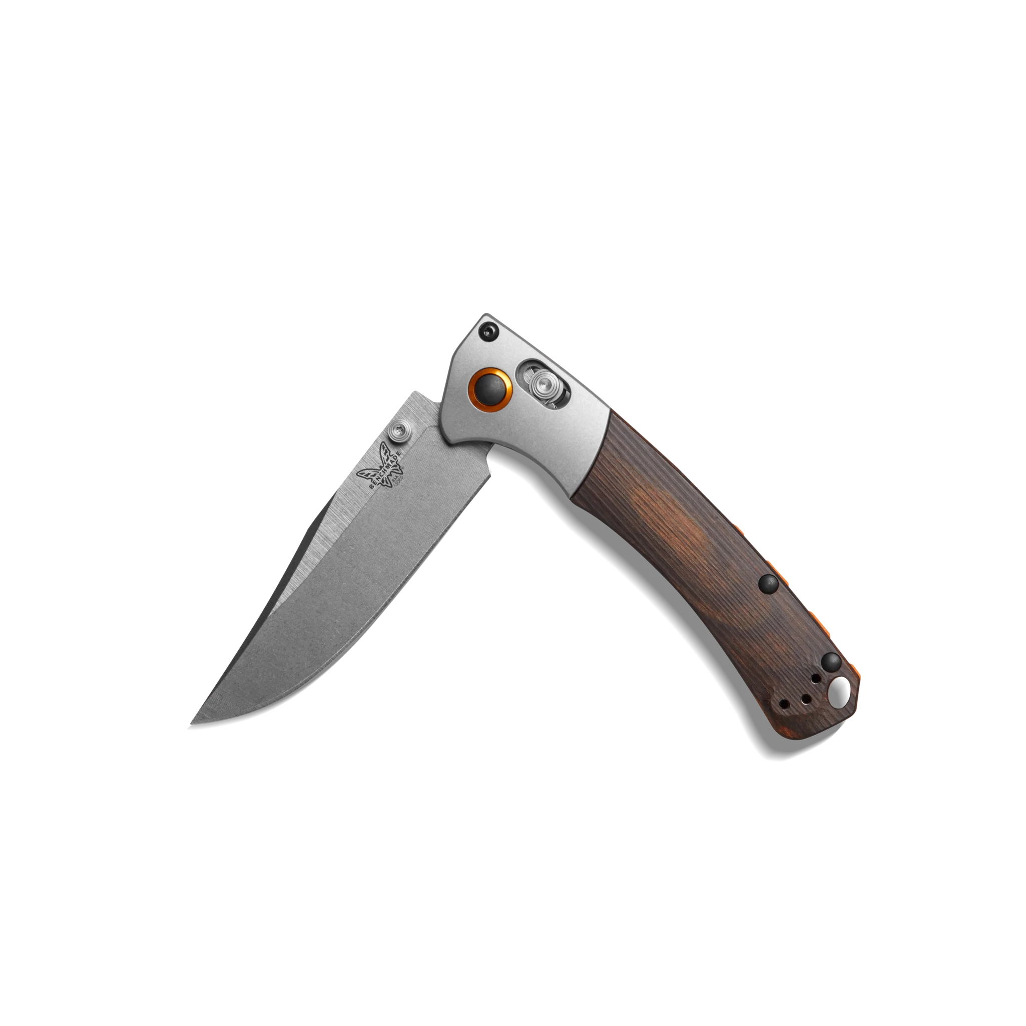 Shinola + Benchmade Mini Crooked River Pocket Knife - Steel - Image 6