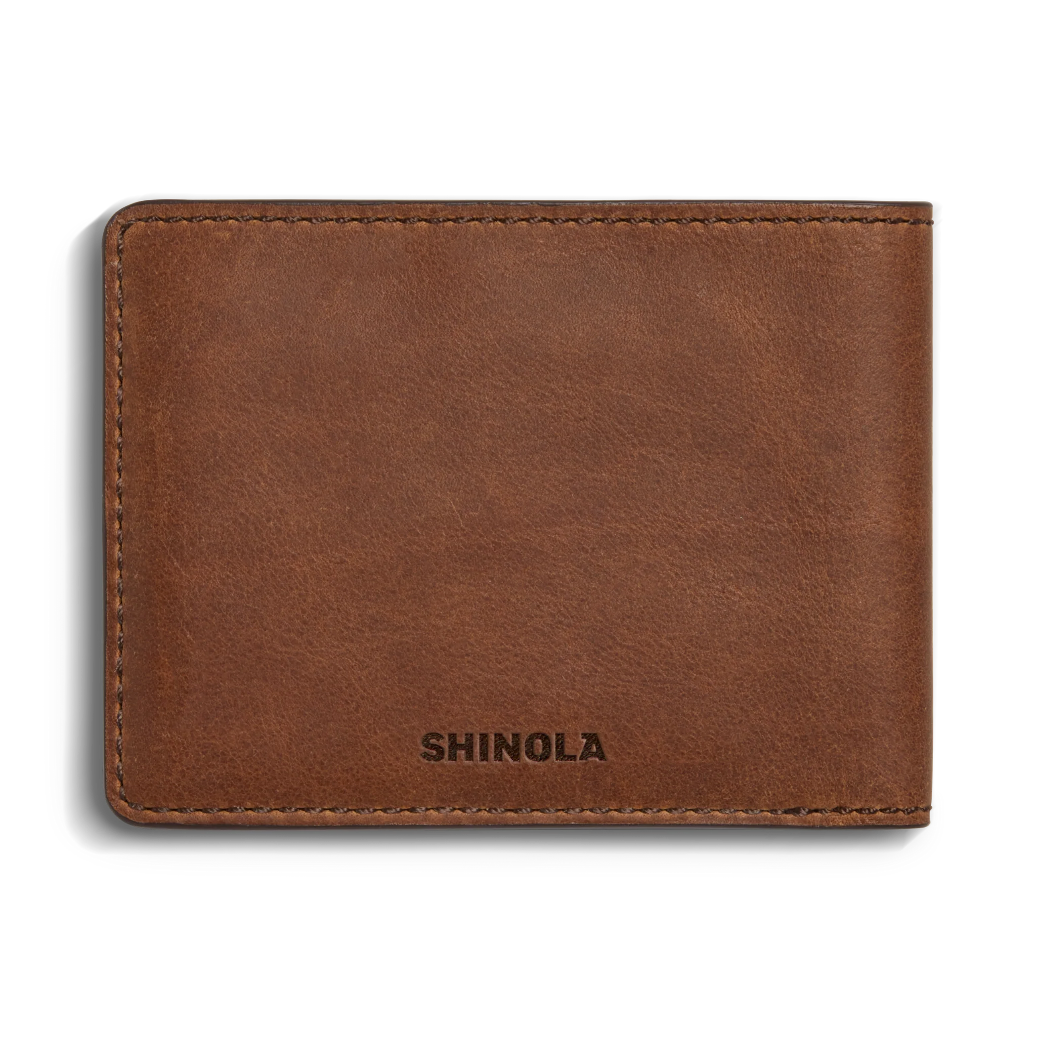 Slim Bifold Wallet - Medium Brown - Image 3