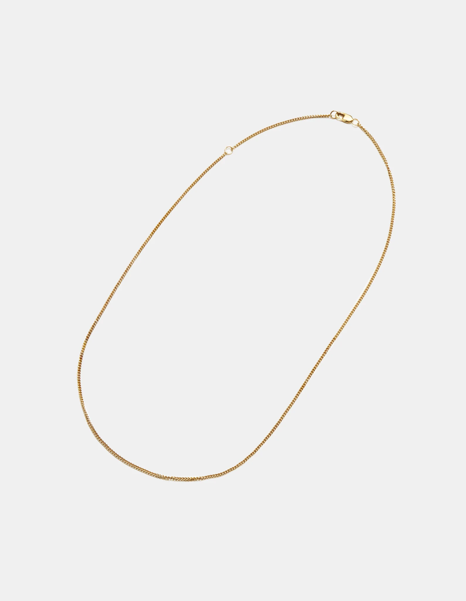 Small Curb Link - Yellow Gold - Image 3