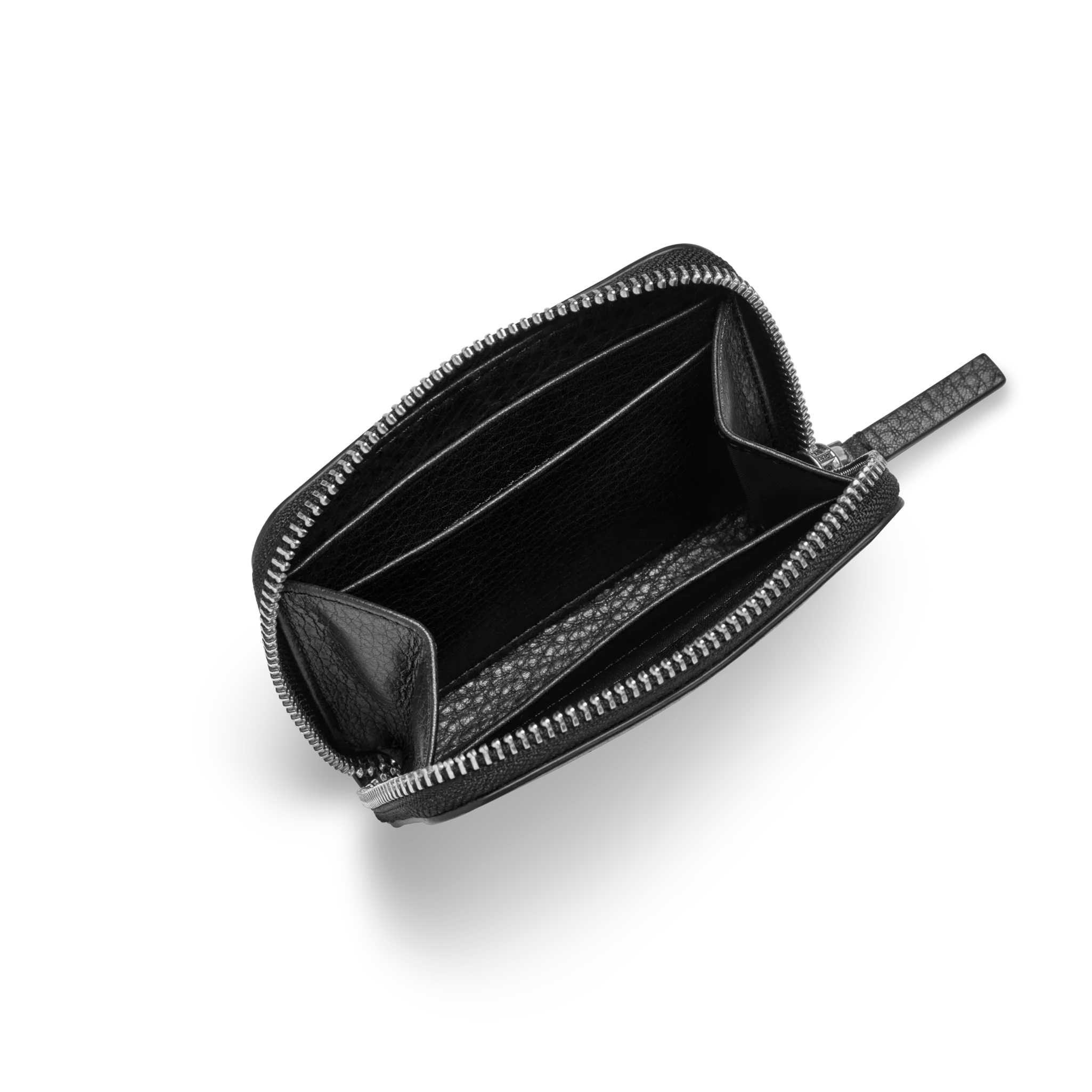 Small Zip Wallet - Black - Image 3