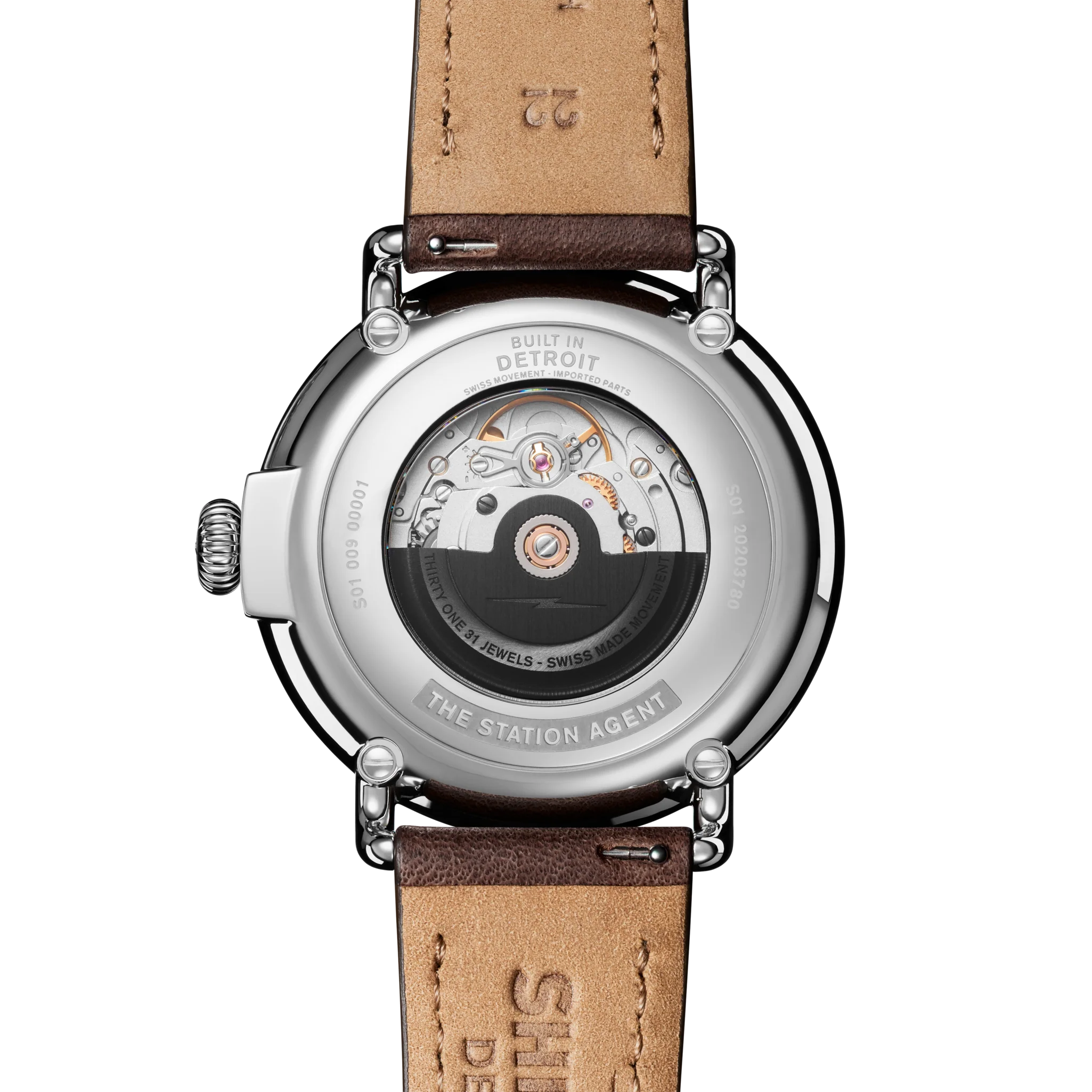 Station Agent Automatic Watch - White - Image 4