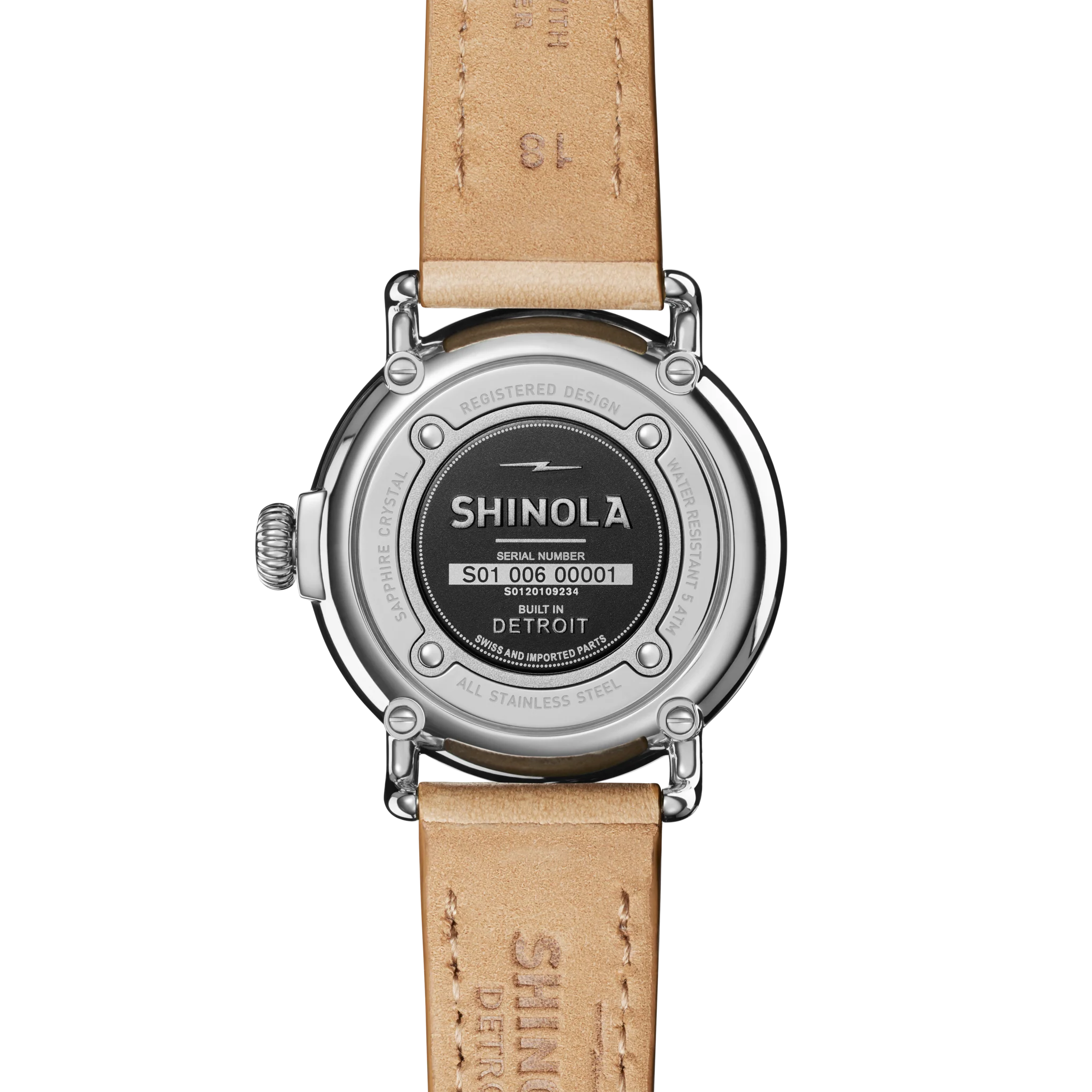 Runwell Coin Edge Watch - Silver - Image 2